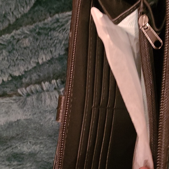 New Black the Sak Leather Wristlet Wallet Purse - Picture 7 of 9